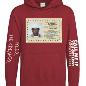 Call Me If You Get Lost Red Hoodie