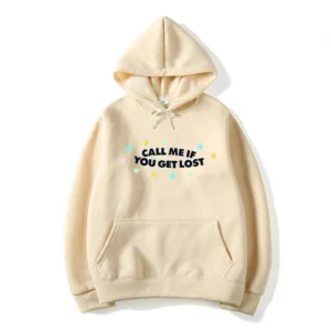 Cream Call Me If You Get Lost Hoodie